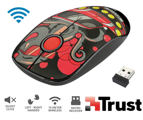 Trust sketch mouse - mouse, wireless