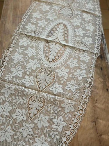 Vintage runner tavolo - vintage, pizzo