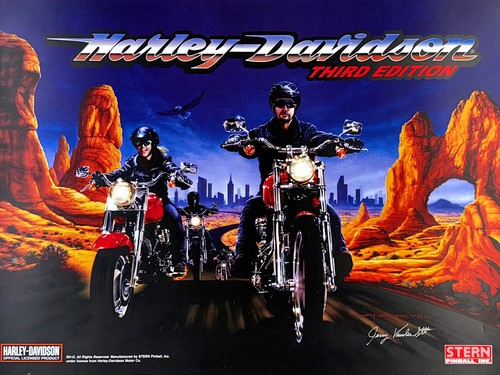 Stern harley davidson flipper - harley,