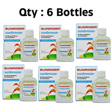 Lotto 6 bottiglie Sunrider Sunbreeze olio essenziale sollievo dal dolore dolori muscolari NUOVO 27/02