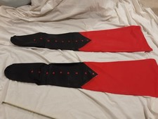 Calze in lattice/gomma rosse e