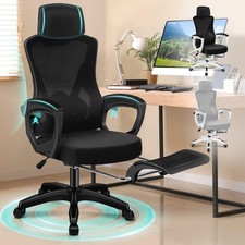 ALFORDSON Sedia da Scrivania, Sedia Ufficio Ergonomica Schienale Alto con (b8N)