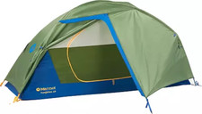 Tenda Marmotta Tungsteno 1 Persona, Fogliame/Azzurro Scuro
