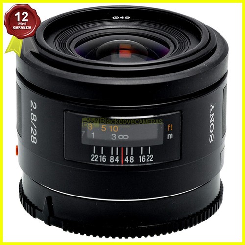 Sony 28mm 8 obiettivo - sony,
