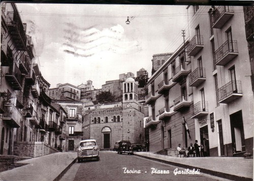 Troina viaggiata 1968 - troina,