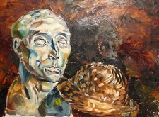 Dipinto ad olio espressionista