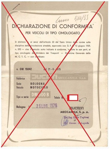 Dichiarazione conformità - dichiarazione,