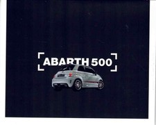 Catalogue Brochure Abarth 500