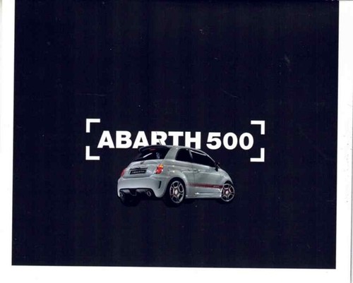 Catalogue brochure abarth - catalogue, 500