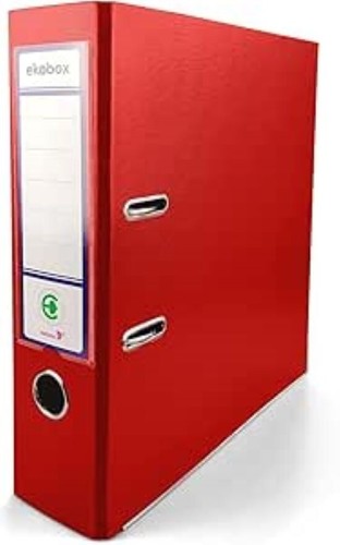 Raccoglitore documenti rosso - documenti,