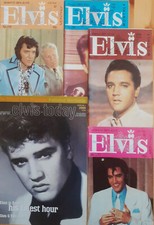 LOT OF 5 ELVIS PRESLEY MAGAZINES-ELVIS TODAY  # 1 / ELVIS MONTHLY 1984/1986