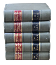 Lot of 5 American Law Reports