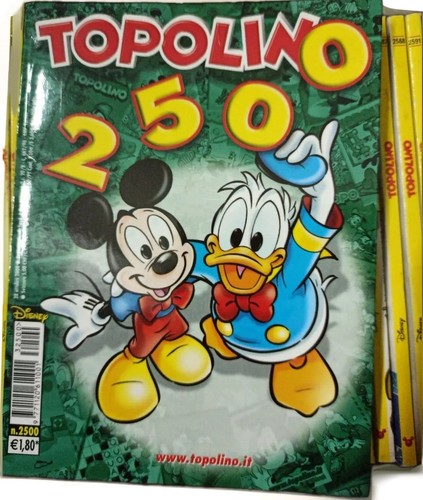 Topolino serie 2500 numeri - topolino,