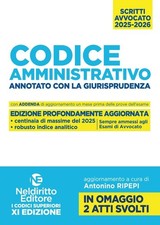 Codice amministrativo annotato 2025 per esame di avvocato - Metà prezzo