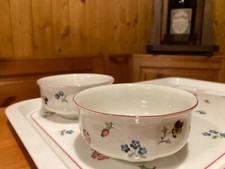 Villeroy & Boch  ciotole macedonia collezione Petite fleur con vassoio 