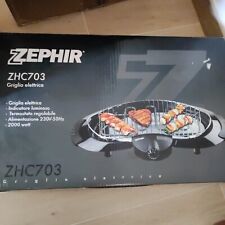 Zephir Bistecchiera Grill Elettrica Con Griglia e Termostato 2000 W  -  ZHC703
