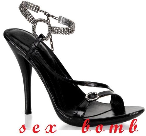 Sexy rhinestone heel sandals - rhinestone,