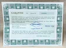 Rolex certificate daytona - rolex,