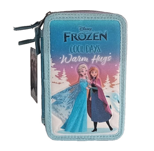 Astuccio scuola zip frozen - scuola, 3