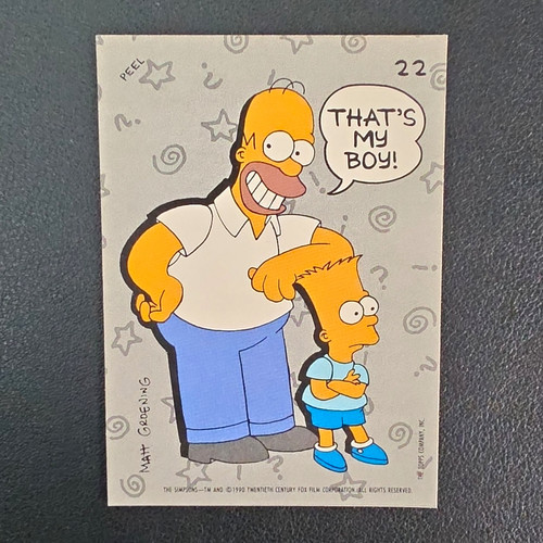 Simpson 1990 topps - topps, #22