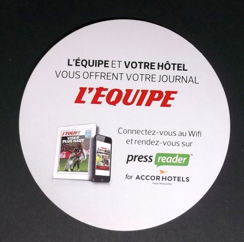 Newspaper equipe accor - l’equipe,