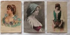 Lotto di 3 Antiche Cartoline -
