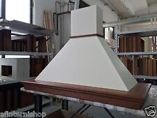 Cappa cucina classica MAYA 120 rustica legno noce panna senza motore CL120-NSPSM