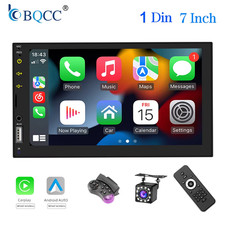 AUTORADIO 7" 1DIN/2DIN TOUCH HD CARPLAY ANDROID AUTO FM AUX BT MIRRORLINK