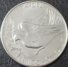 VATICANO MONETA 100 LIRE 1977 CIRCOLATA