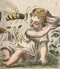 Old Trade Card Ozama Coffee