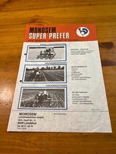 Brochure Monosem Super Prefer trattore trattore brochure M