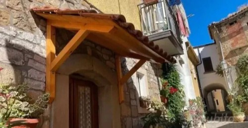 Pensiline tettoia legno - in,