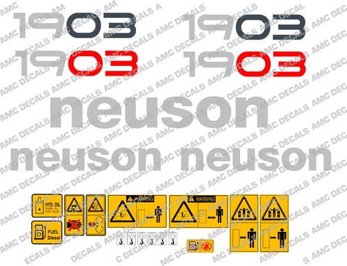 Neuson 1903 set adesivi - neuson,