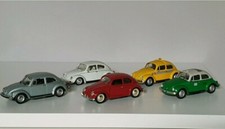 lotto 5 modellini Volkswagen Maggiolino varie marche Brumm vitesse e altre