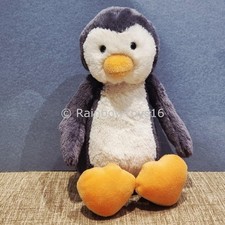Peluche giocattolo morbido pinguino timido piccolo Jellycat NUOVO
