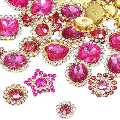 50pcs perle cristallo con - 50pcs, di