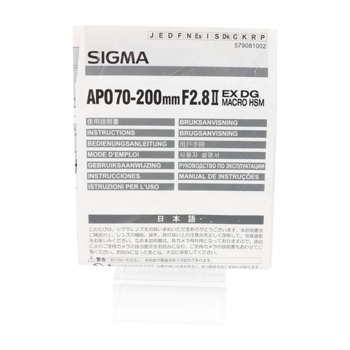 Sigma apo 200mm - ex, dg