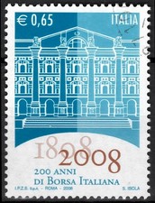 REPUBBLICA 2008 - 200 anni di borsa italiana (USATO)