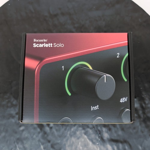Focusrite scarlett solo - solo, 4a