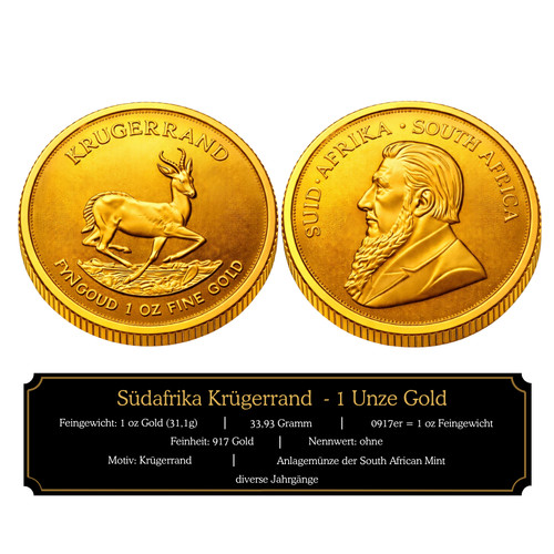 Sudafrica krugerrand oro - sudafrica,