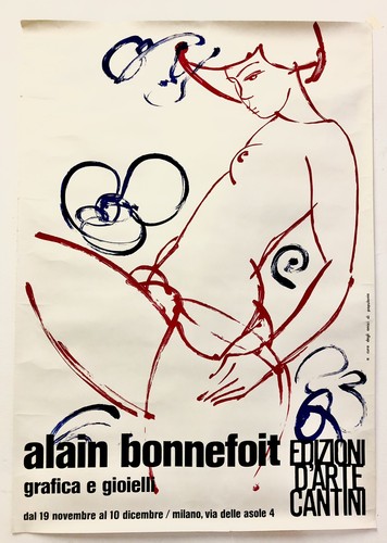 Alain bonnefoit serigrafia - alain,