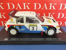 Die cast 1/24 Modellino Auto Peugeot 205 T16 Evo 2 Rally 1000 Lakes 1985 Salonen