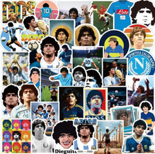 50 adesivi Maradona, El Dios