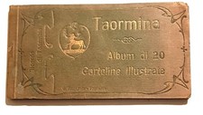 Taormina 20 antiche cartoline illustrate G Attanasio Sicilia