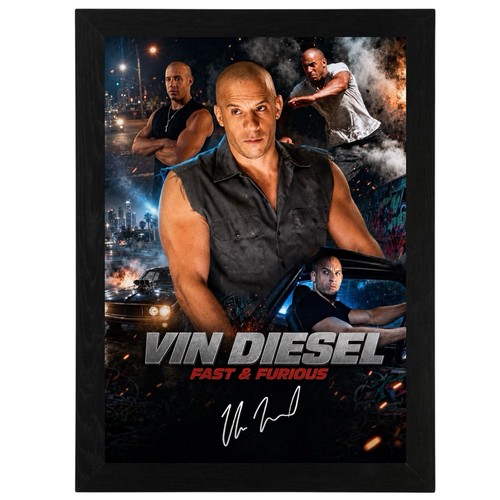 Vin diesel signed autograph - vin,