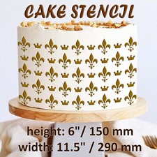Stencil per torte giglio per