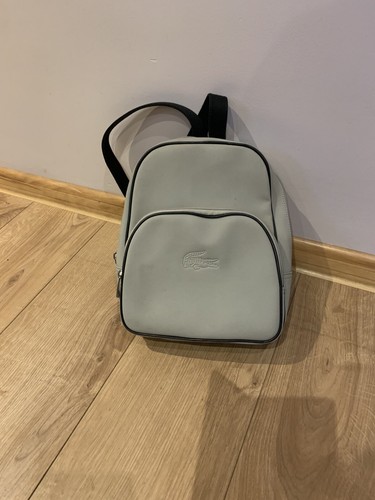 Zaino lacoste beige grigio - zaino,