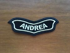 Patch Toppa Nera Nome Proprio Personalizzabile Harleista Moto Motociclista