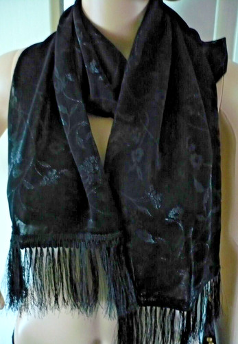 Sciarpa sera elegante nera - da,