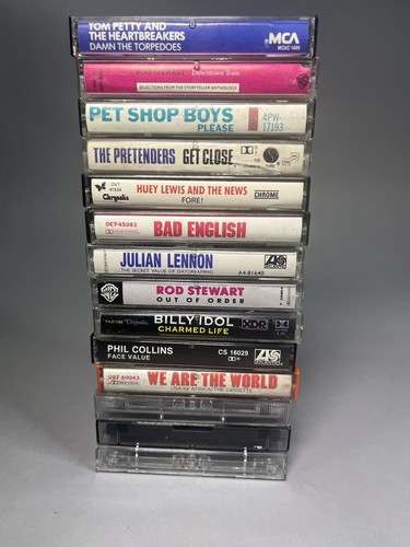 Cassette tape lot 80s pop - 14,